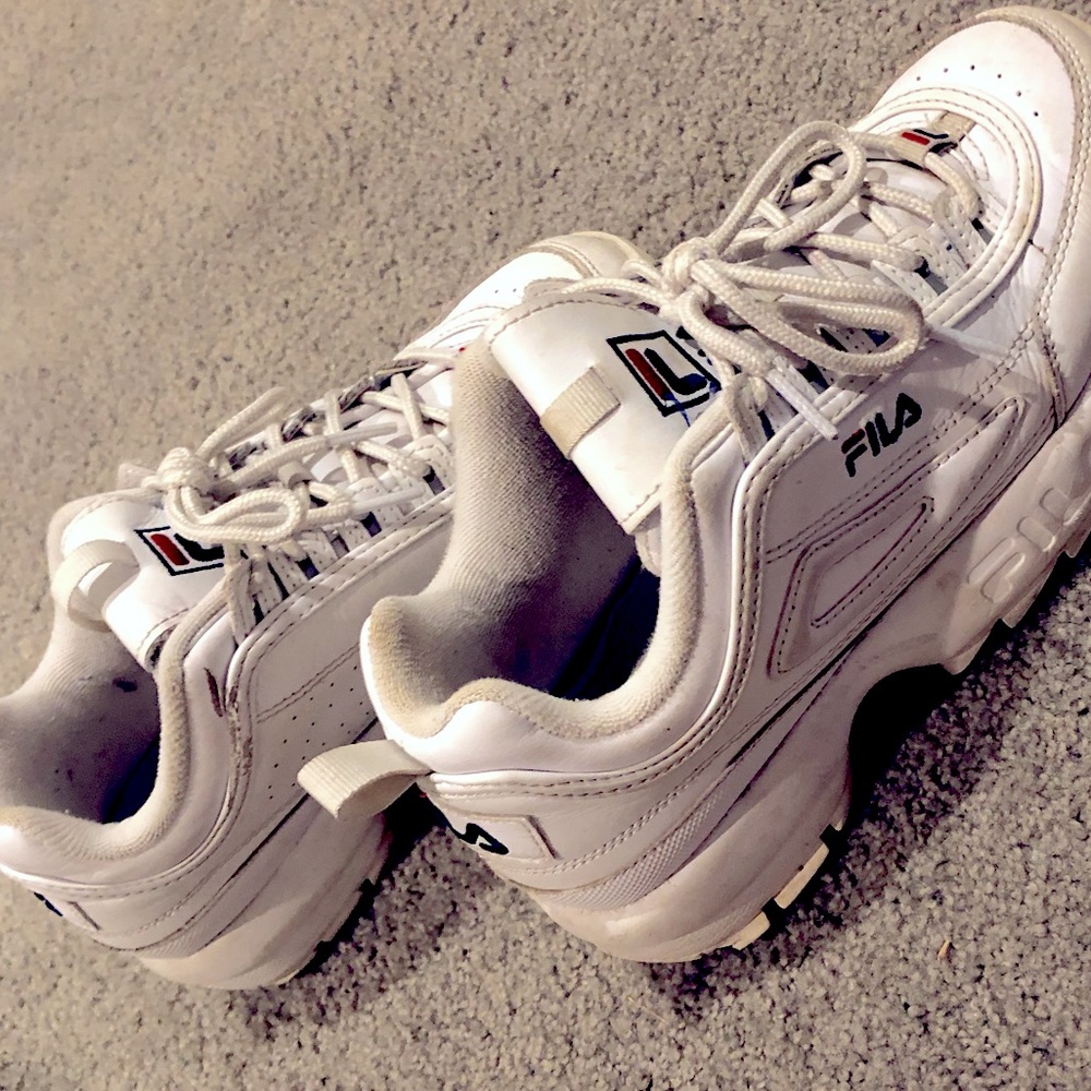 SOLD White Womens Filas!!